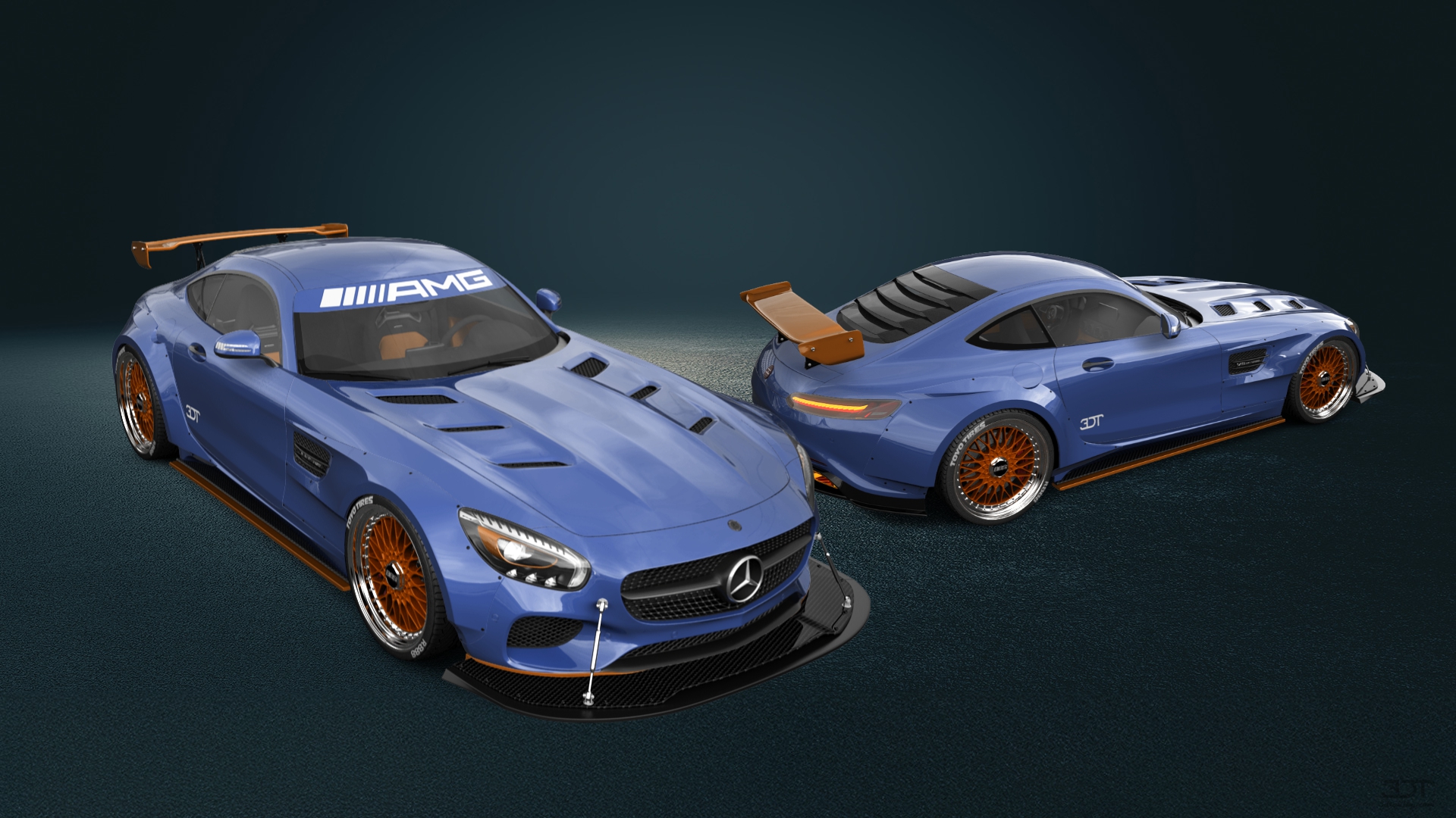 Mercedes AMG GT 2 door fastback coupe 2016 tuning