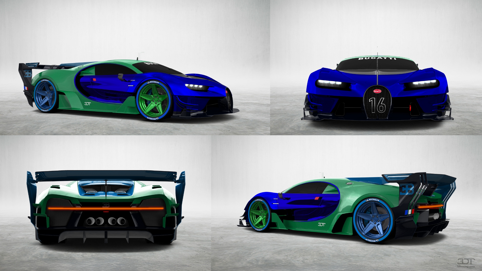 Bugatti Vision GT Supercar 2015 tuning