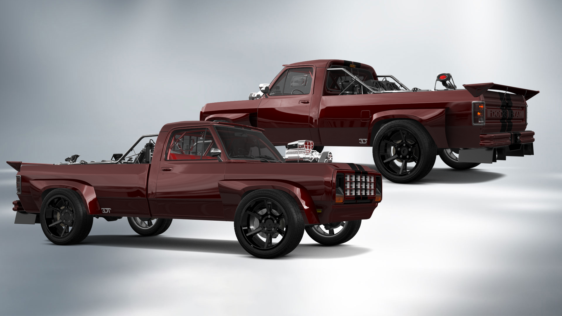 Dodge Ram 250 Regular Cab 2 Door pickup truck 1983 tuning