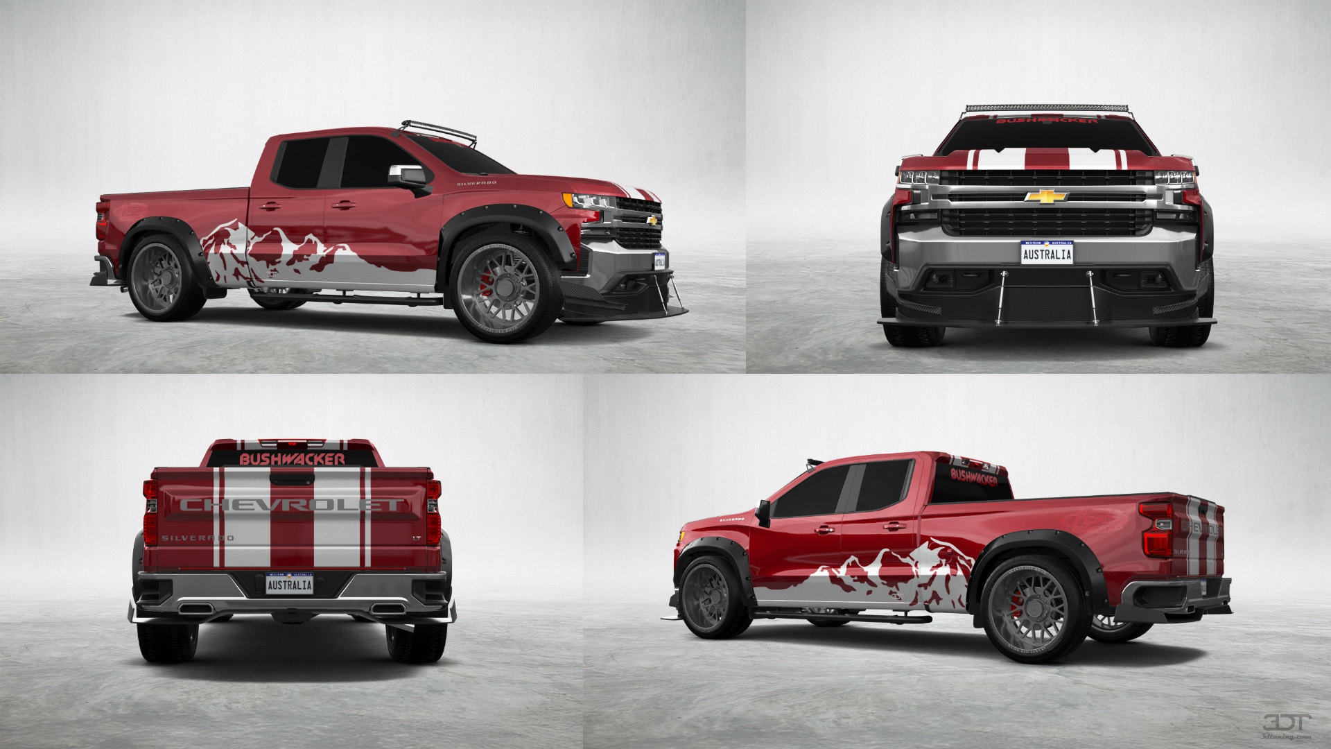 Chevrolet Silverado 1500 6.6 ft box 4 Door pickup truck 2021 tuning