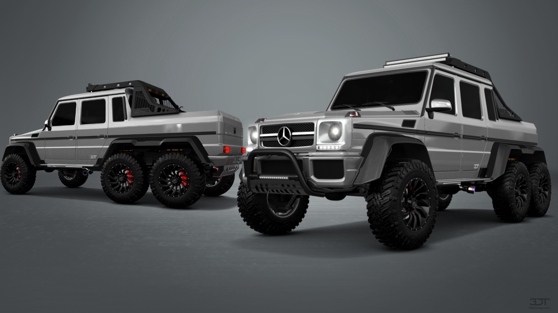 Mercedes G 63 AMG 6x6 4 Door pickup truck 2013 tuning