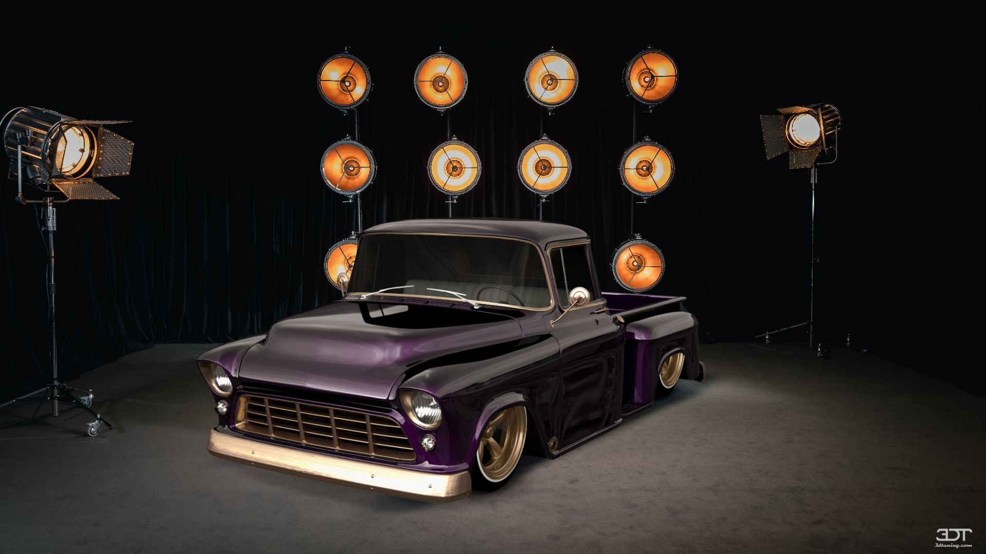 Chevrolet 3100 2 Door pickup truck 1955 tuning