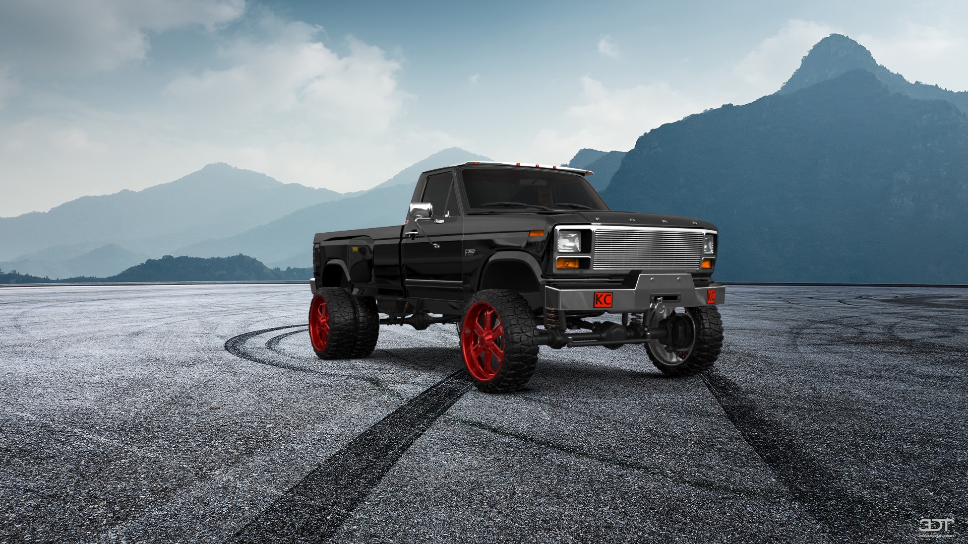 Ford F-350 Dually Regular Cab 2 Door pickup truck 1980 tuning