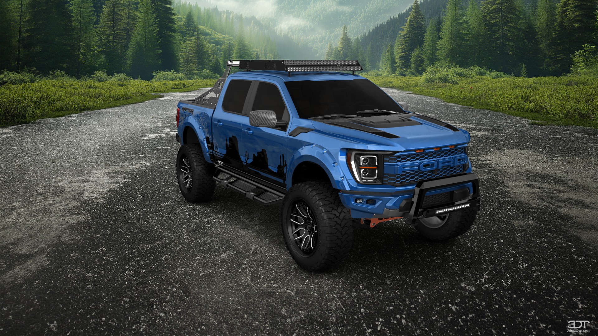 Ford F-150 Raptor 4 Door pickup truck 2021