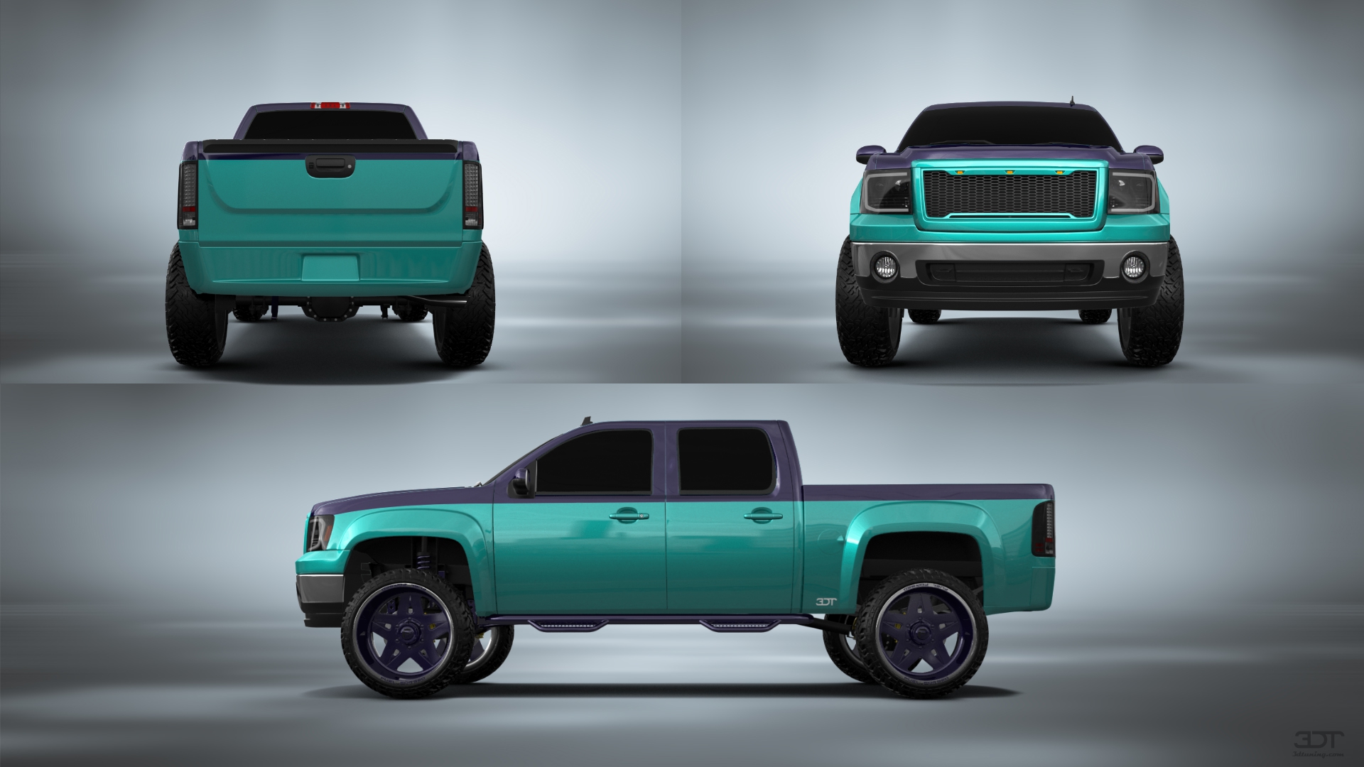 GMC Sierra 1500 Crew Cab 5.8 ft box 4 Door pickup truck 2007