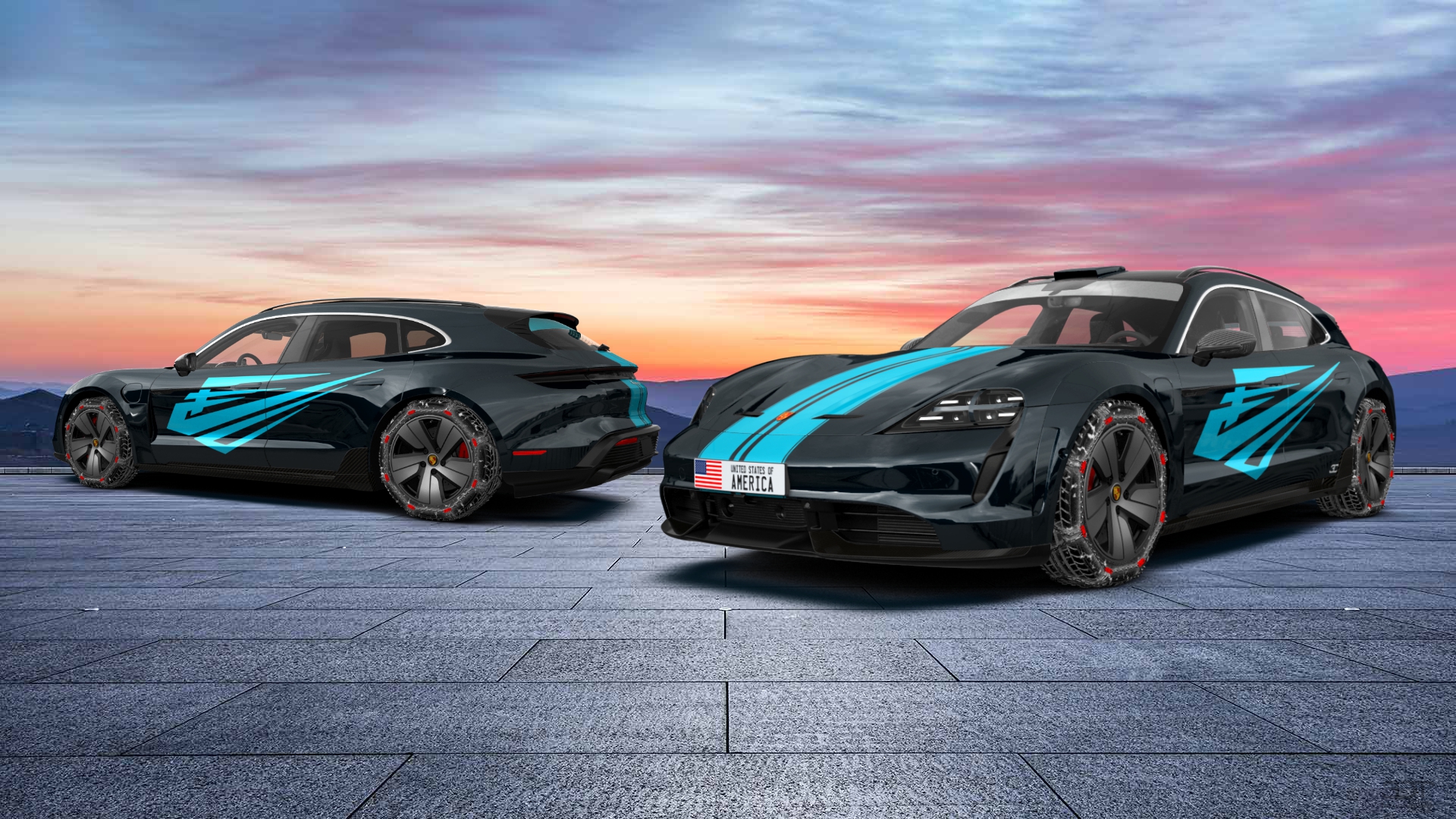 Porsche Taycan Sport Turismo Shooting Brake 2019 tuning