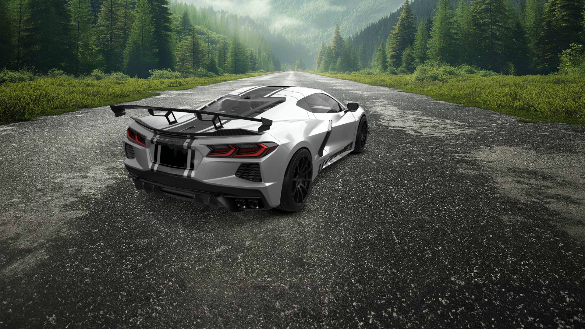 Chevrolet Corvette 2 door targa top 2020 tuning