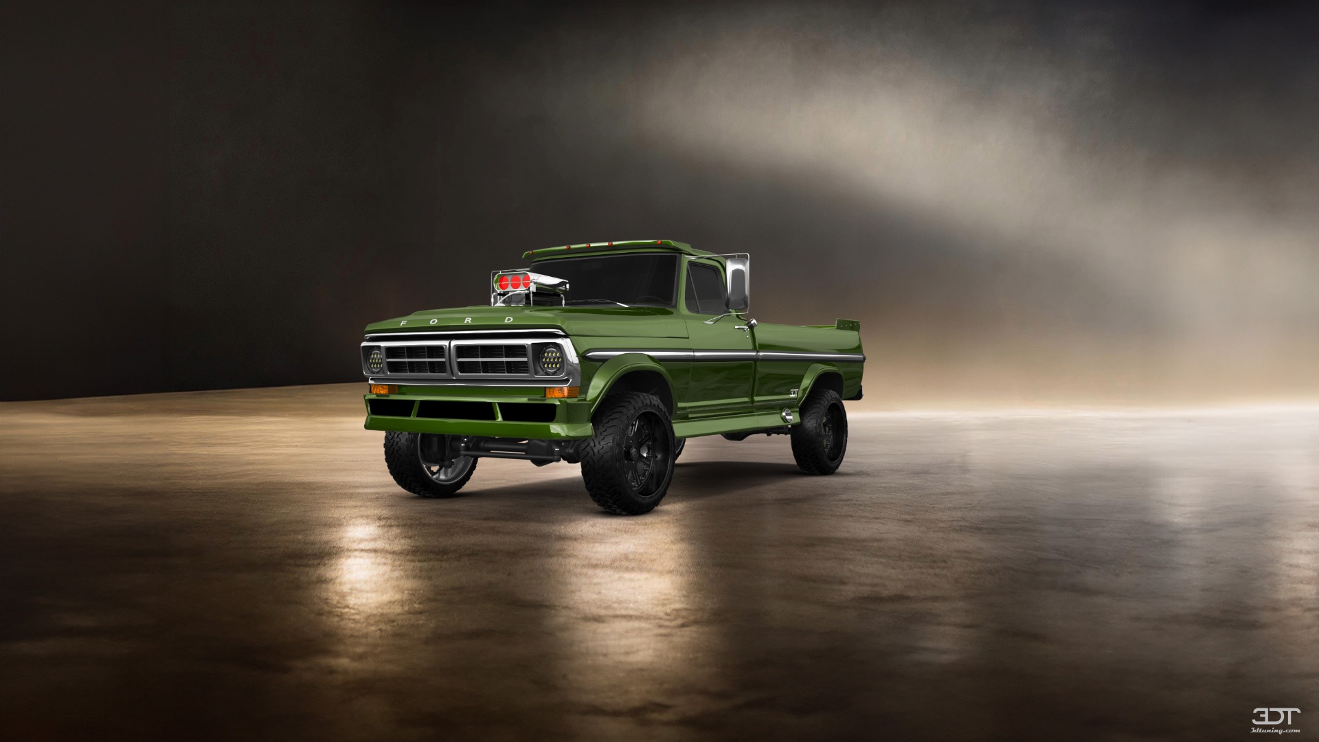 Ford F-250 2 Door pickup truck 1971 tuning