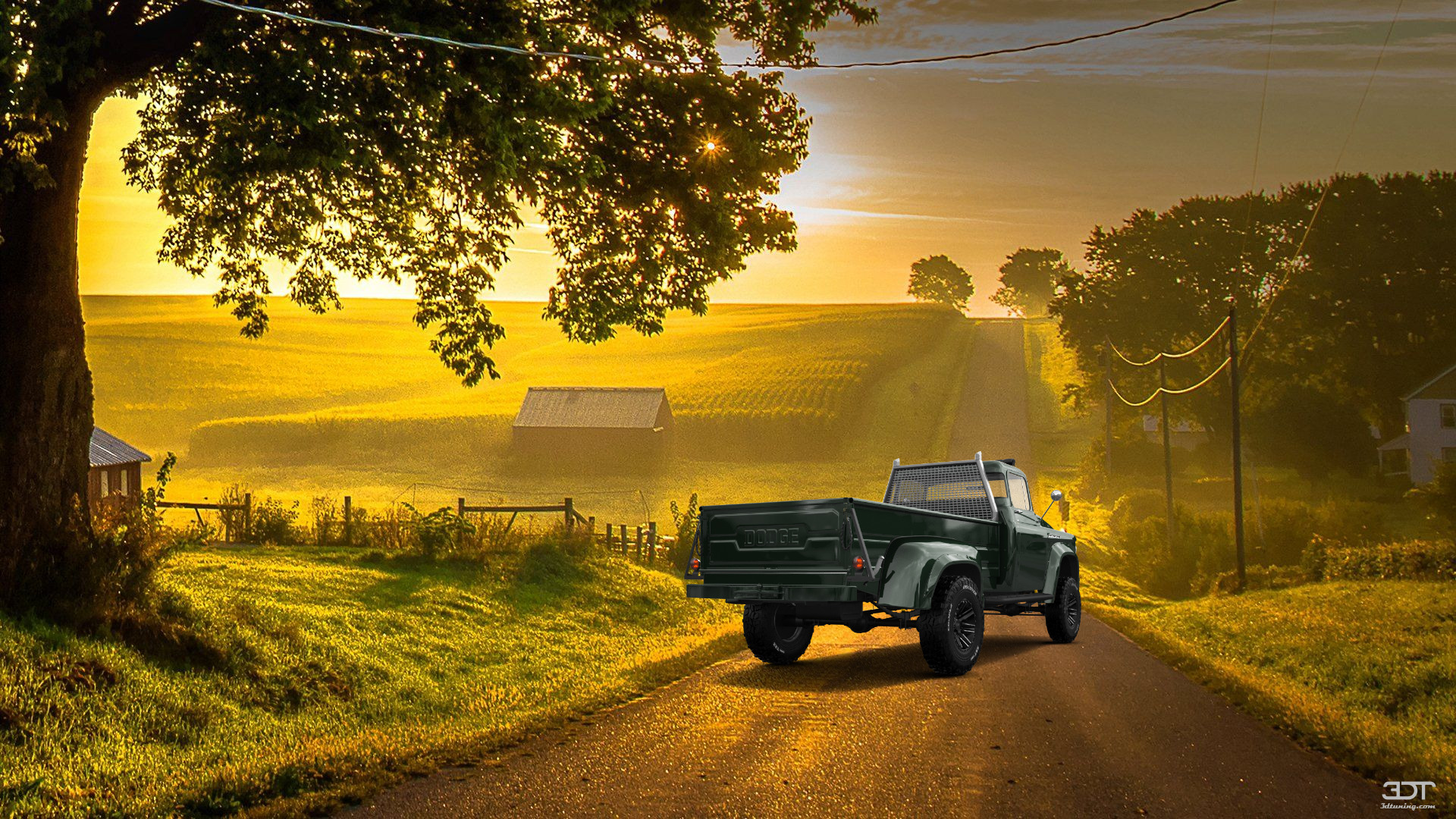 Dodge Power Wagon W300 2 Door pickup truck 1958