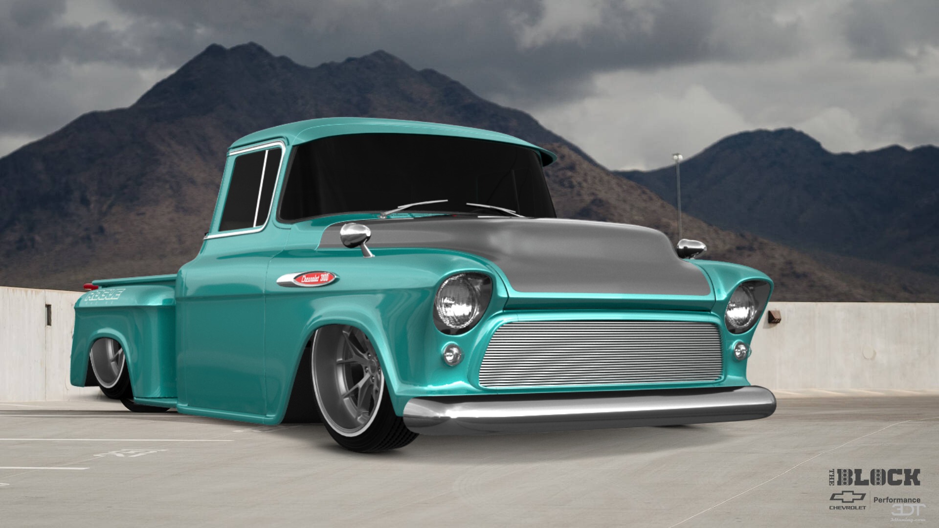 Chevrolet 3100 2 Door pickup truck 1955 tuning