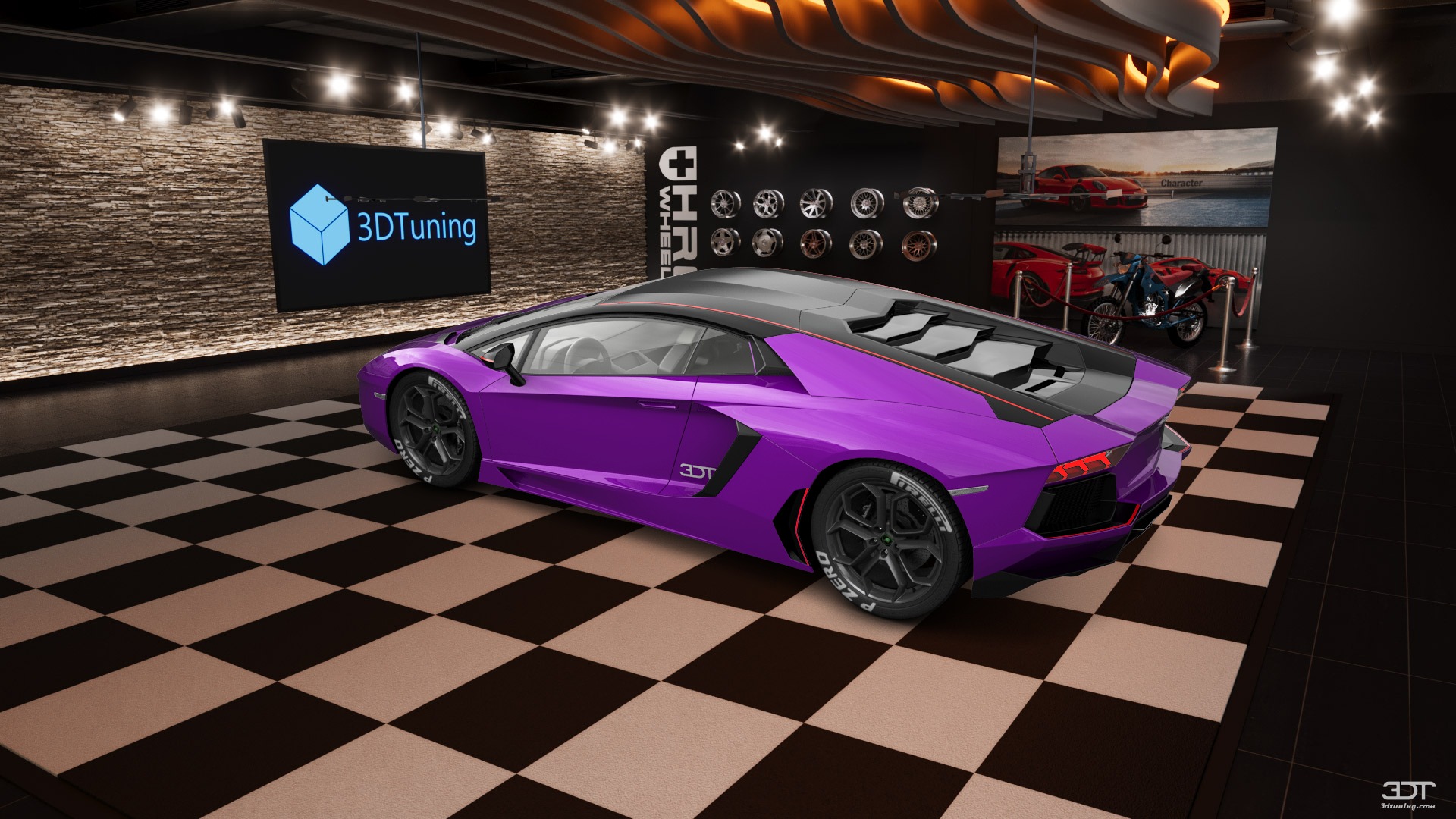 Lamborghini Aventador 2 Door Coupe 2012 tuning
