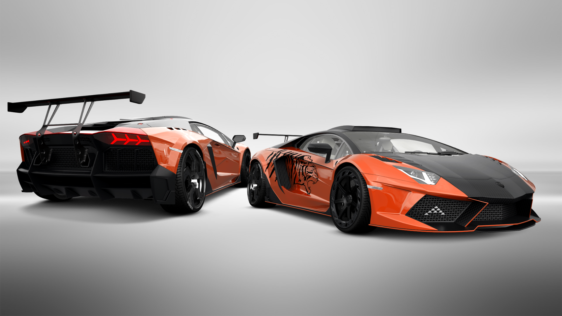 Lamborghini Aventador 2 Door Coupe 2012 tuning