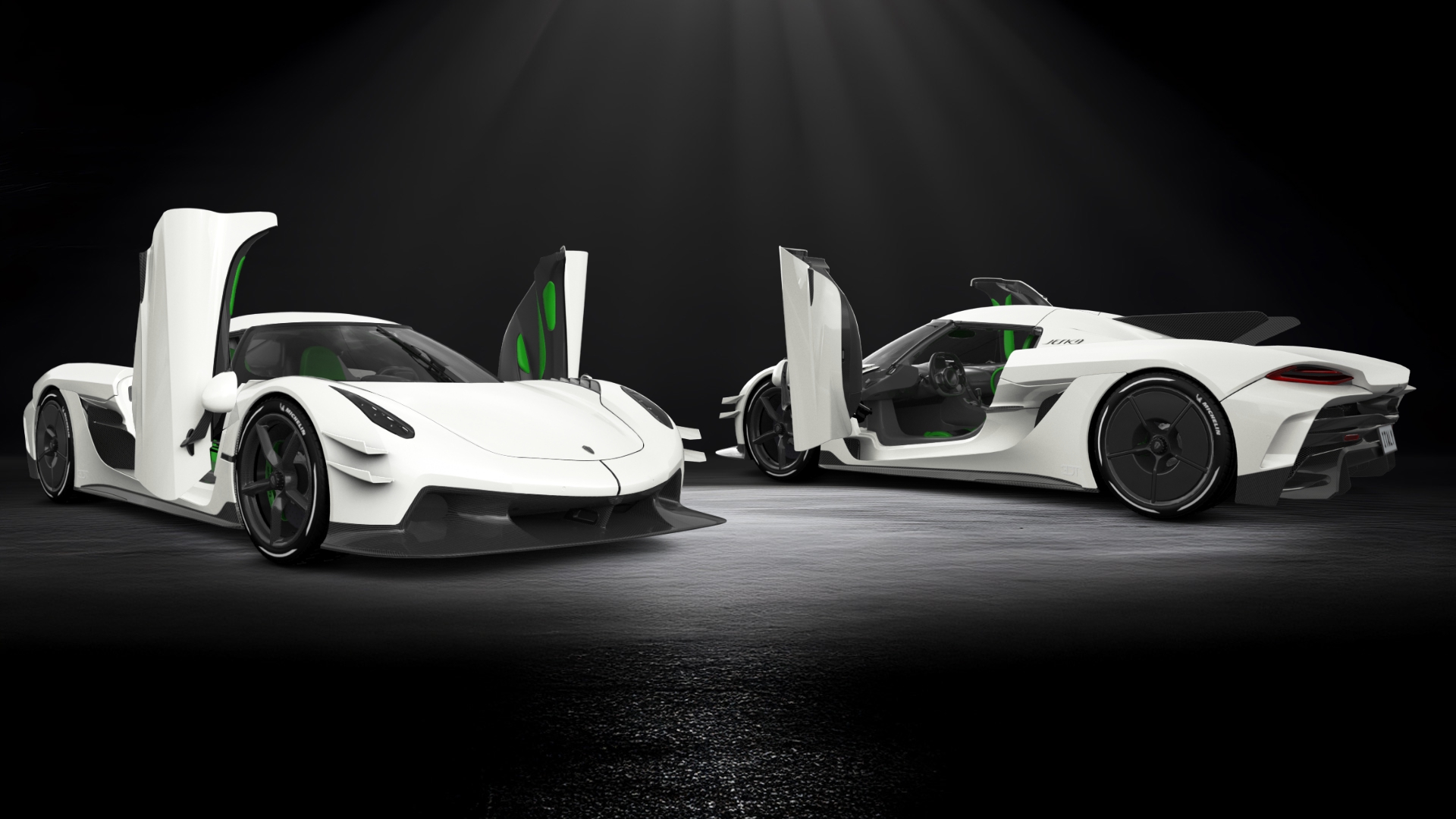 Koenigsegg Jesko 2 door targa top 2020