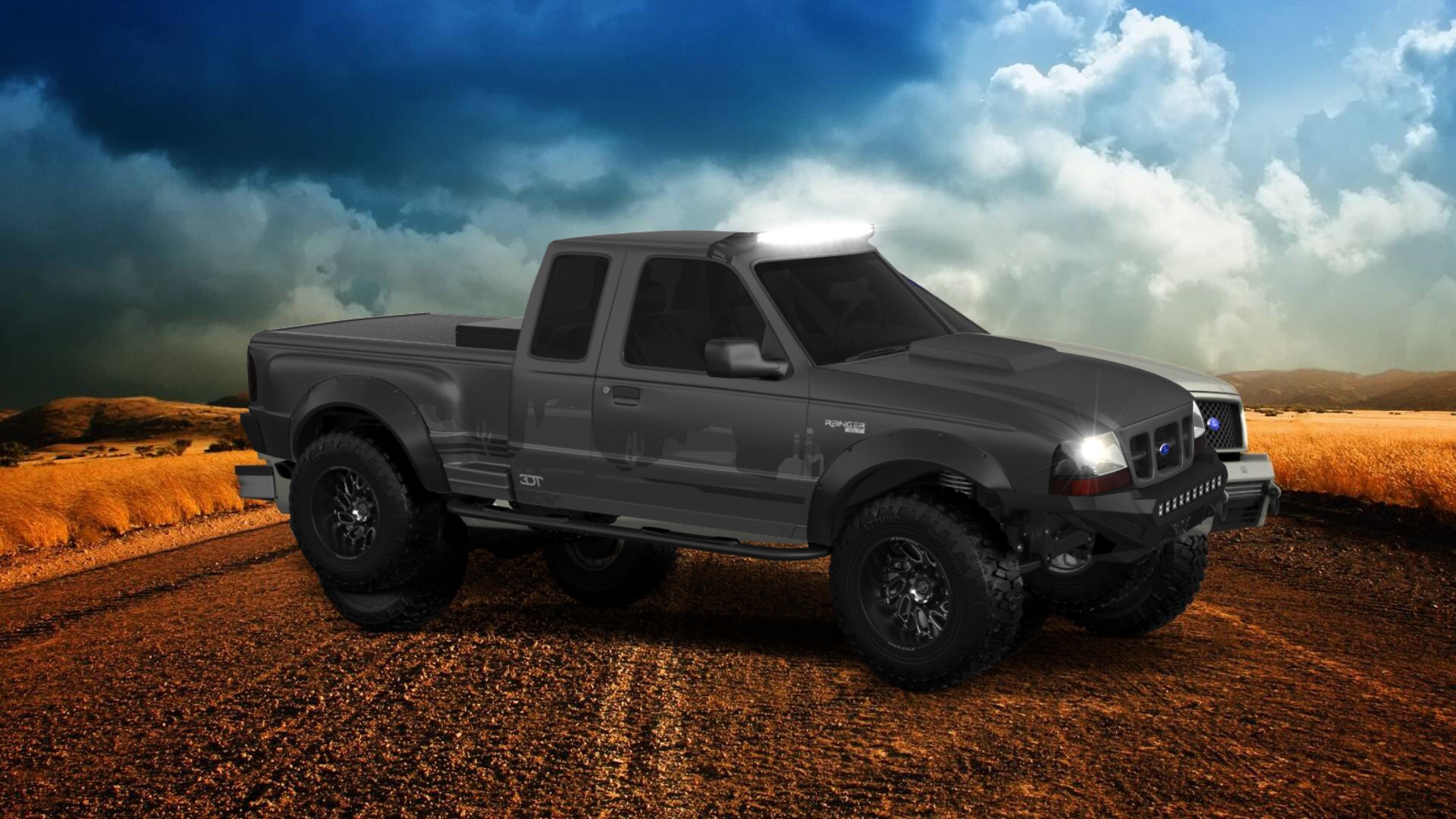 Ford Ranger Flareside 2 Door pickup truck 1998 tuning