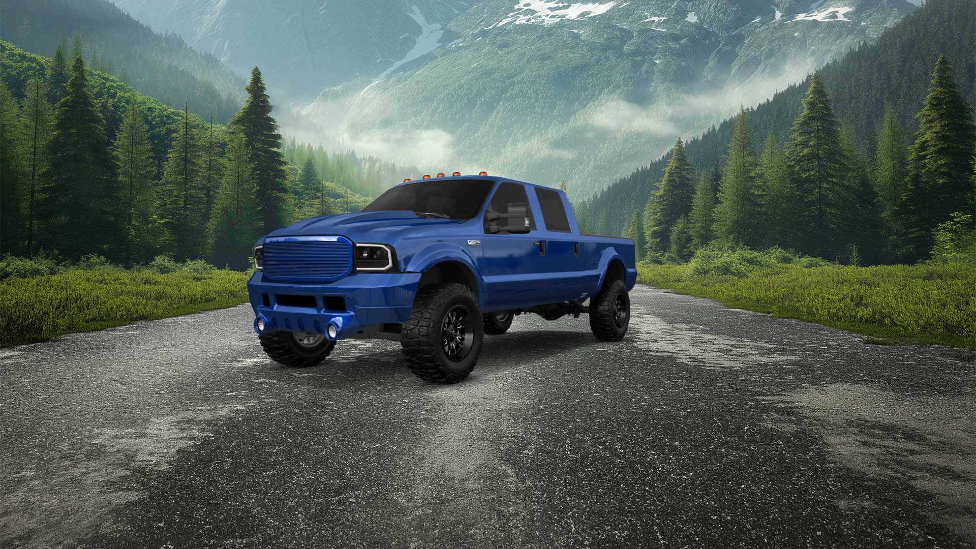 Ford F-250 Crew Cab 4 Door pickup truck 1999 tuning