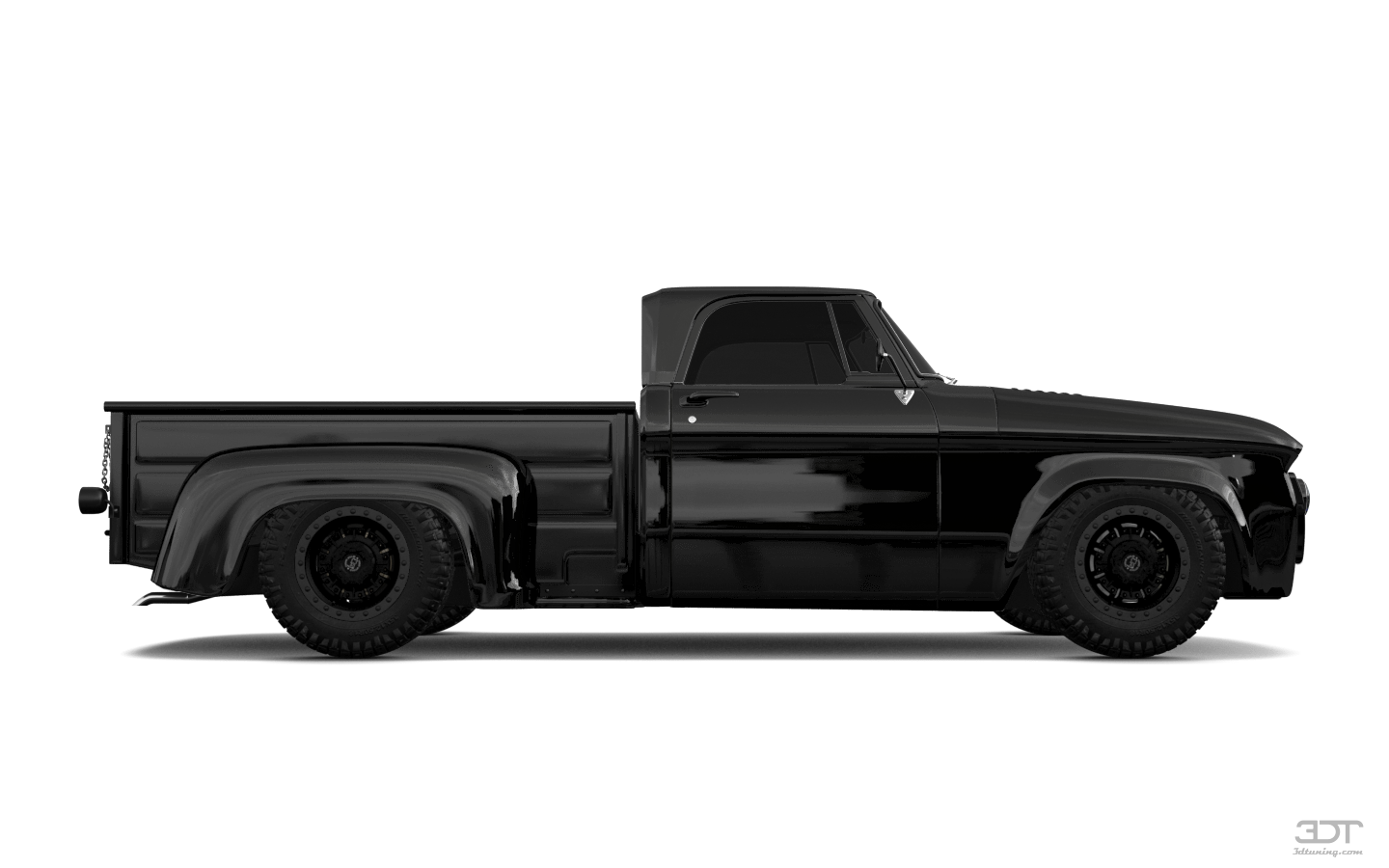 Tuning Dodge D-100 Stepside 2 Door pickup truck 1961