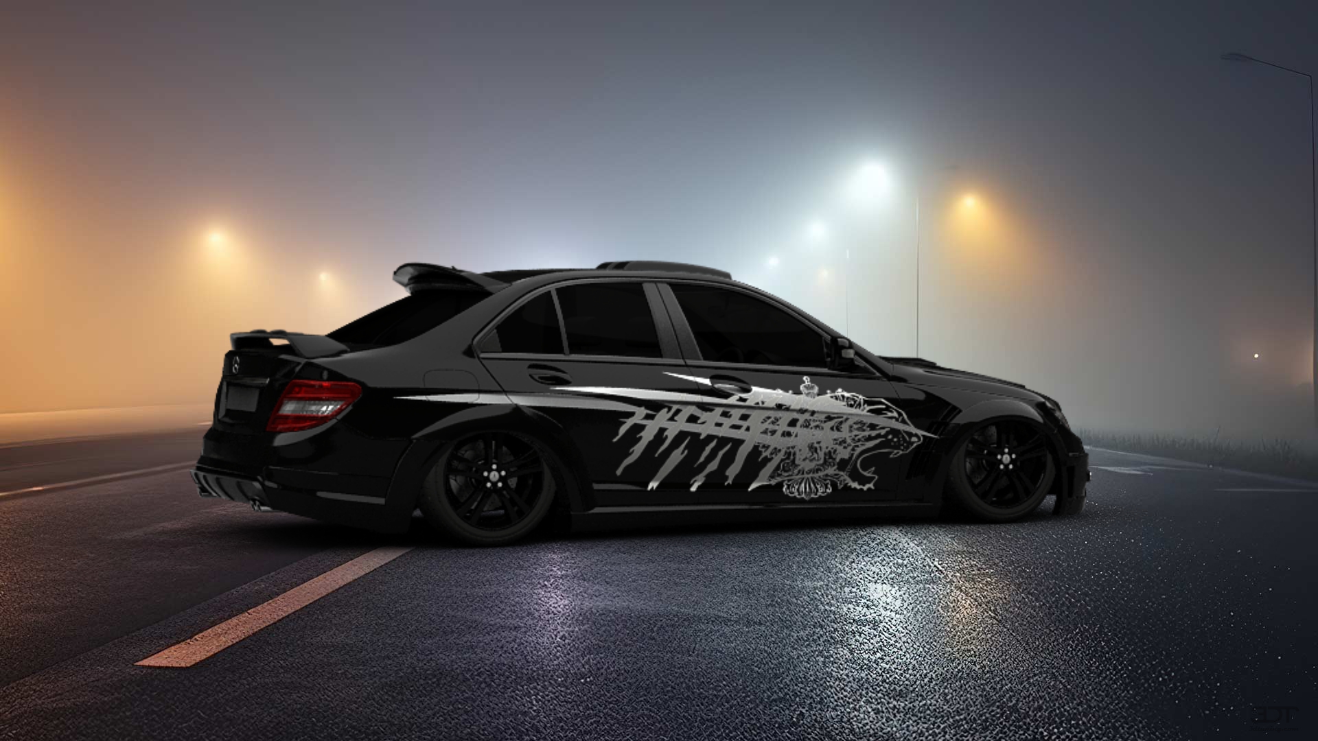 Mercedes C class Sedan 2007 tuning