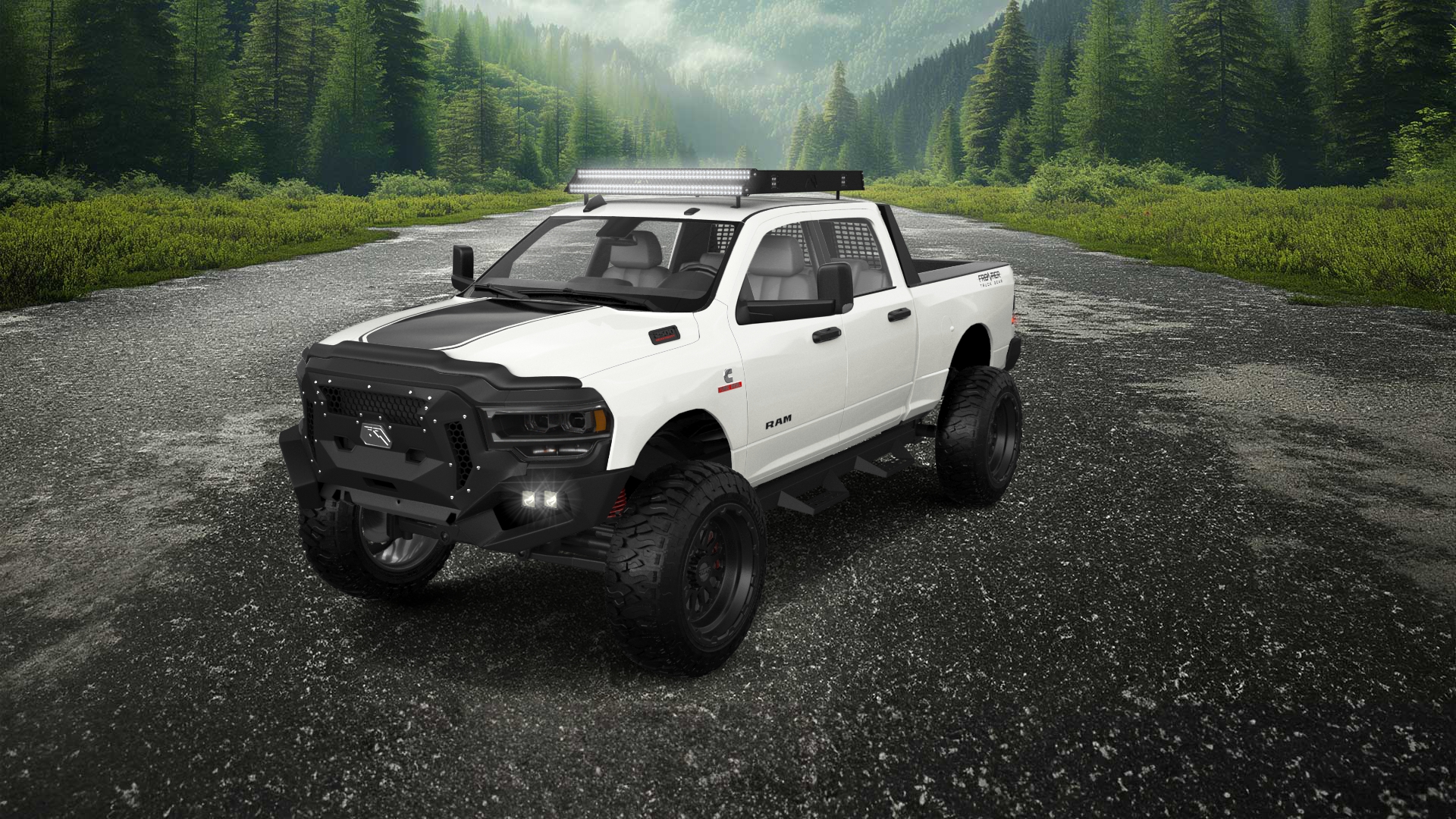 Dodge Ram 2500 4 Door pickup truck 2020 tuning