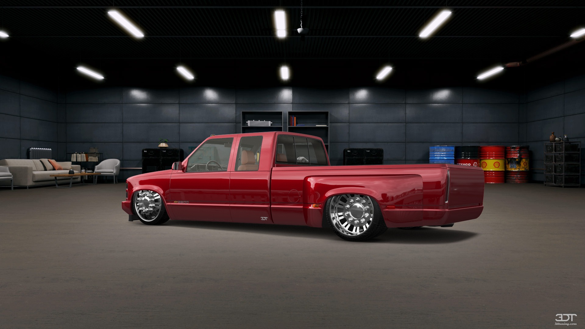 Chevrolet K3500 Extended Cab Pickup Truck 1988