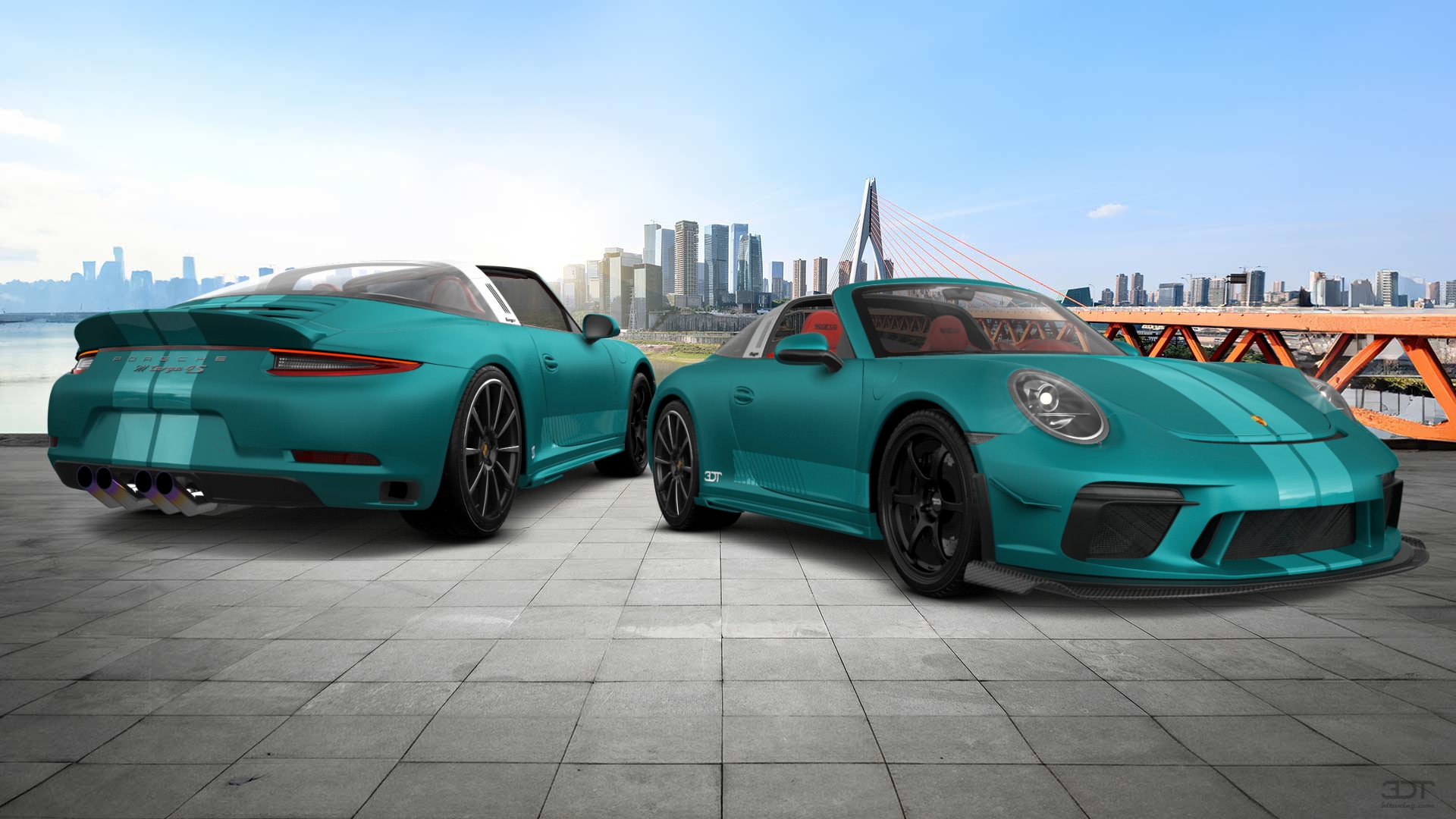 Porsche 911 Carrera Targa top 2014 tuning