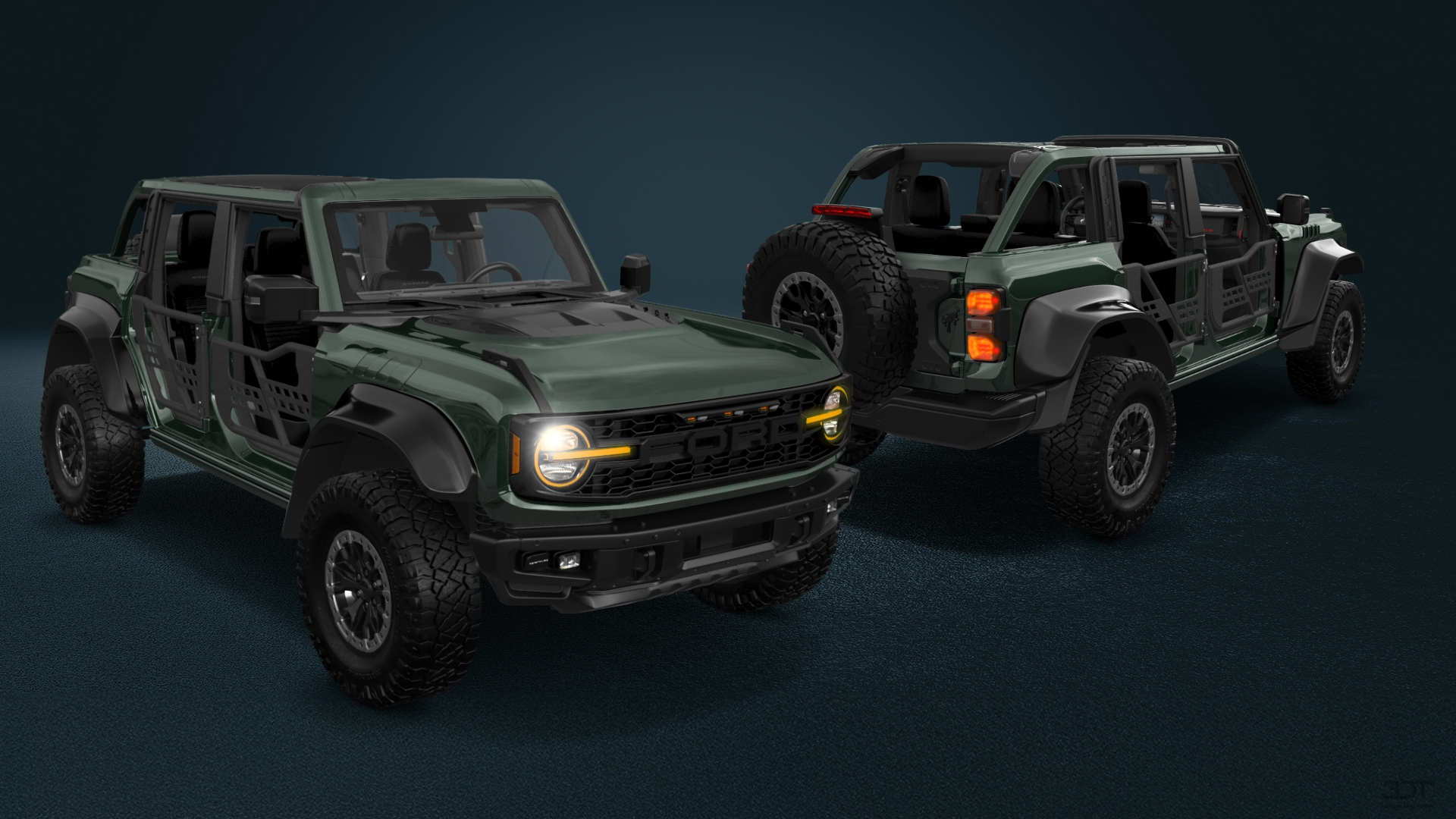 Ford Bronco Raptor 4 Door pickup truck 2022
