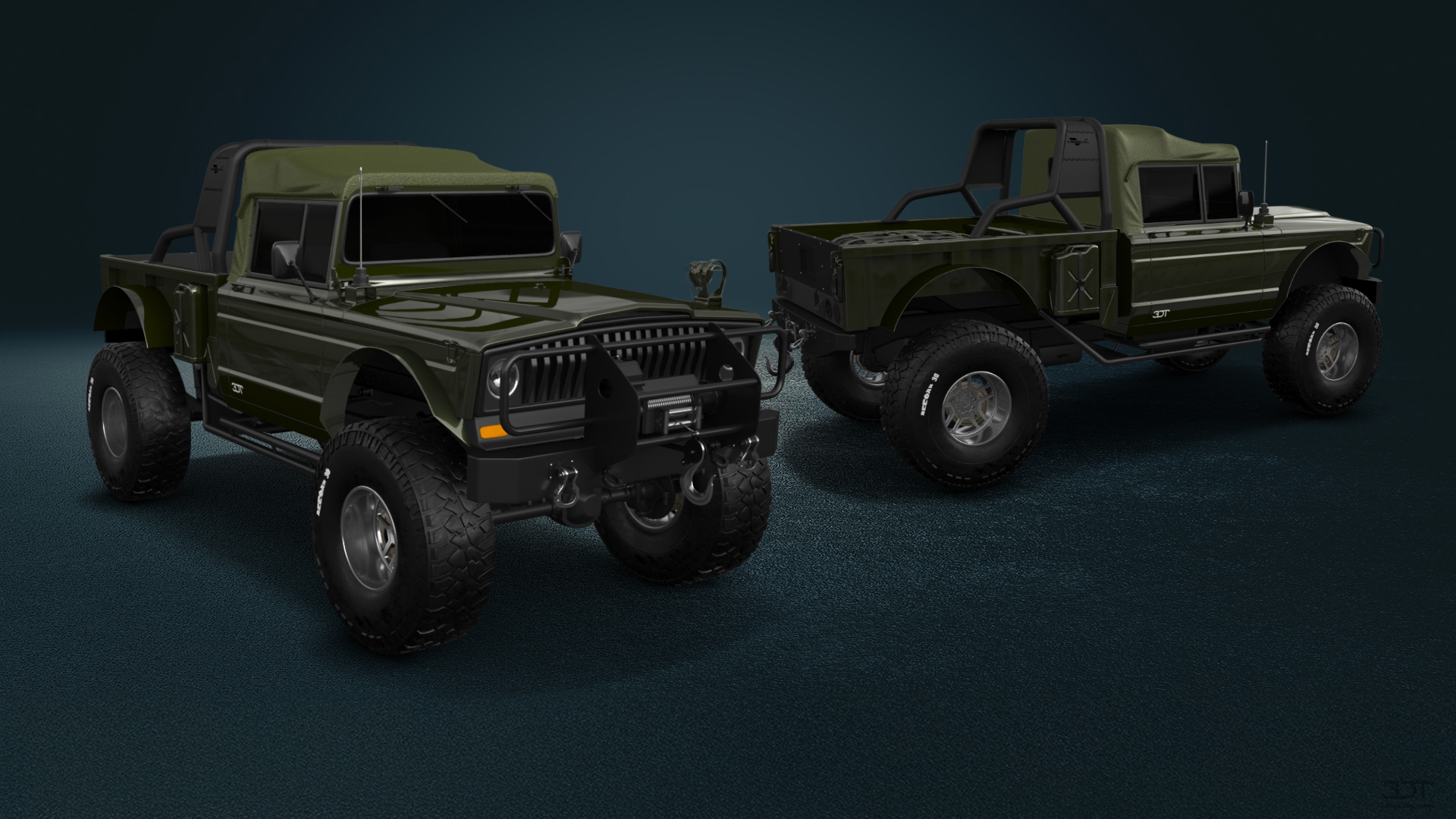 Jeep Kaiser M715 2 Door pickup truck 1968