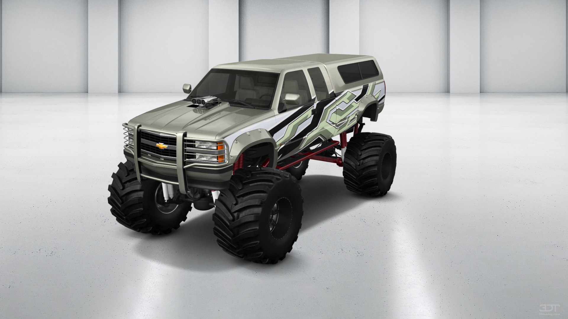 Chevrolet K3500 Extended Cab Pickup Truck 1988 tuning