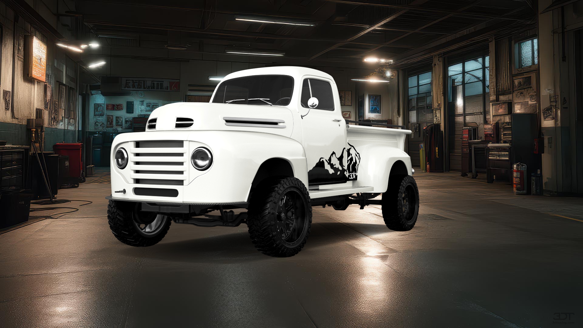 Ford F1 2 Door pickup truck 1949 tuning