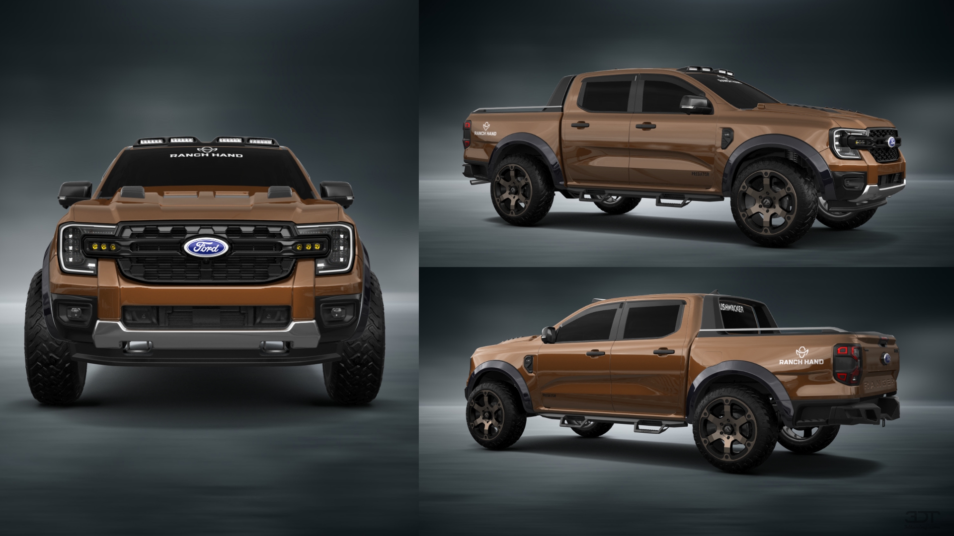 Ford Ranger 4 Door pickup truck 2022 tuning