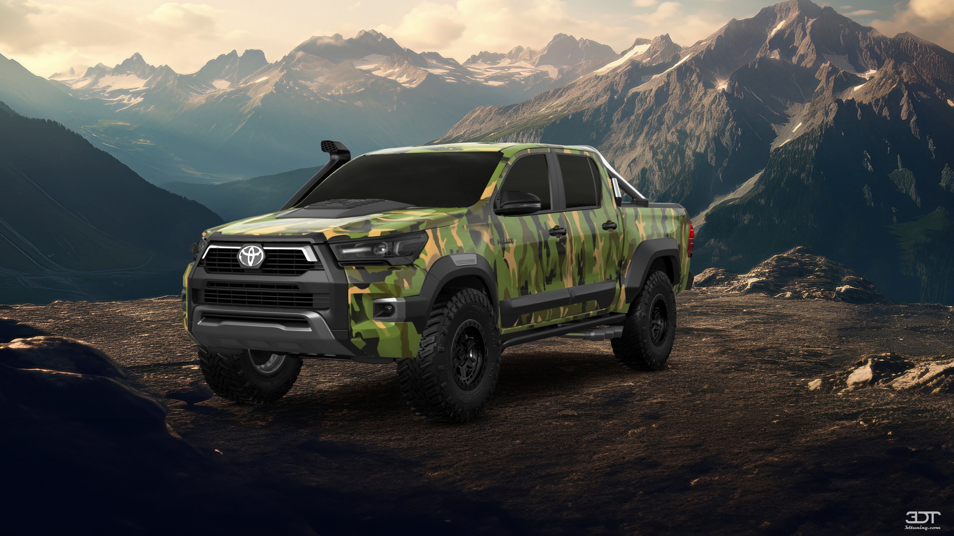 Toyota Hilux Double Cab 4 Door pickup truck 2015 tuning