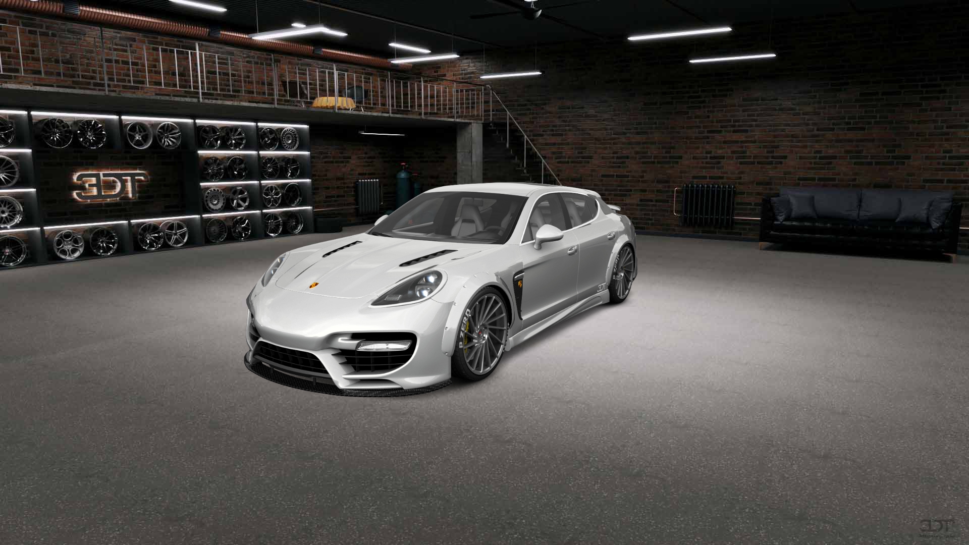 Porsche Panamera 4 door fastback saloon 2011