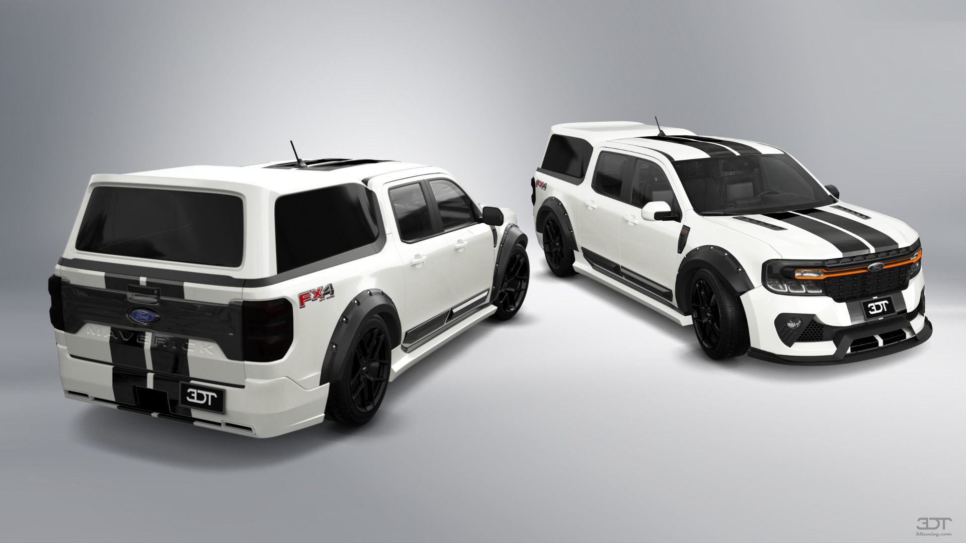 Ford Maverick 4 Door pickup truck 2022 tuning