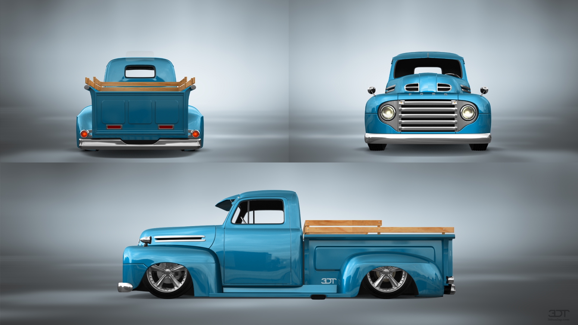 Ford F1 2 Door pickup truck 1949 tuning