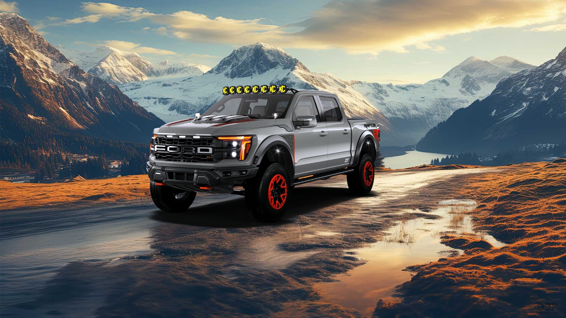 Ford F-150 Raptor 4 Door pickup truck 2024 tuning