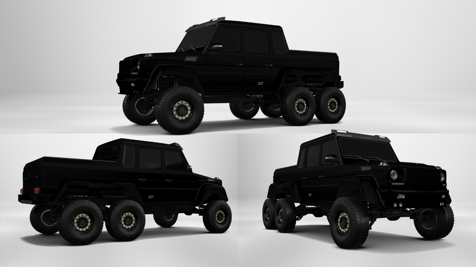 Mercedes G 63 AMG 6x6 4 Door pickup truck 2013 tuning