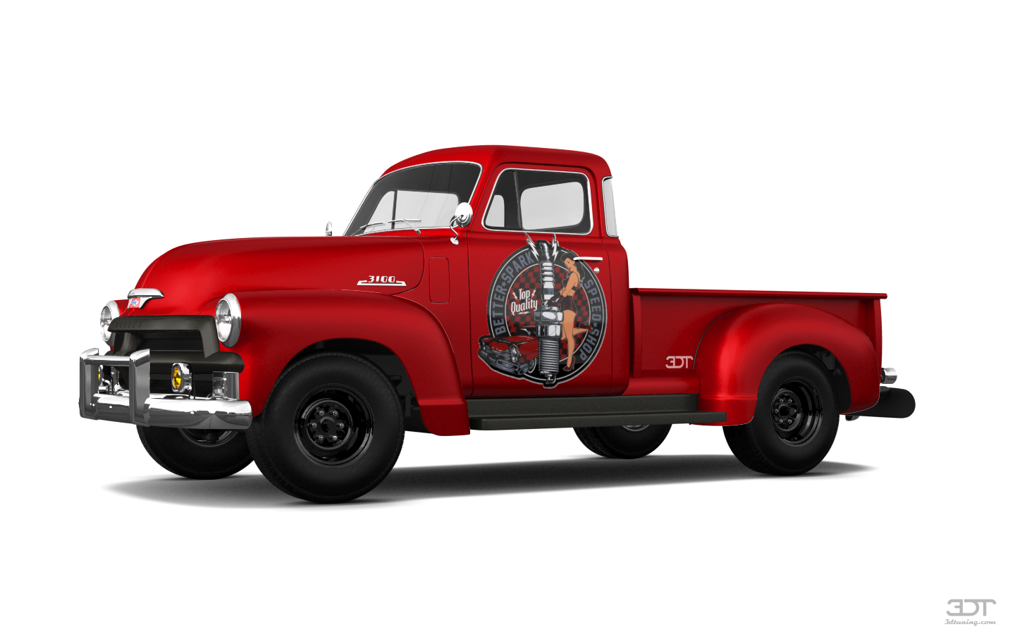 Tuning Chevrolet 3100 2 Door pickup truck 1954