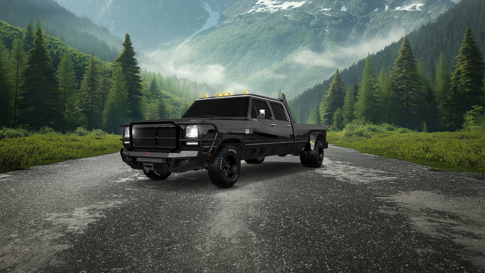 Dodge Ram 350 4 Door pickup truck 1991