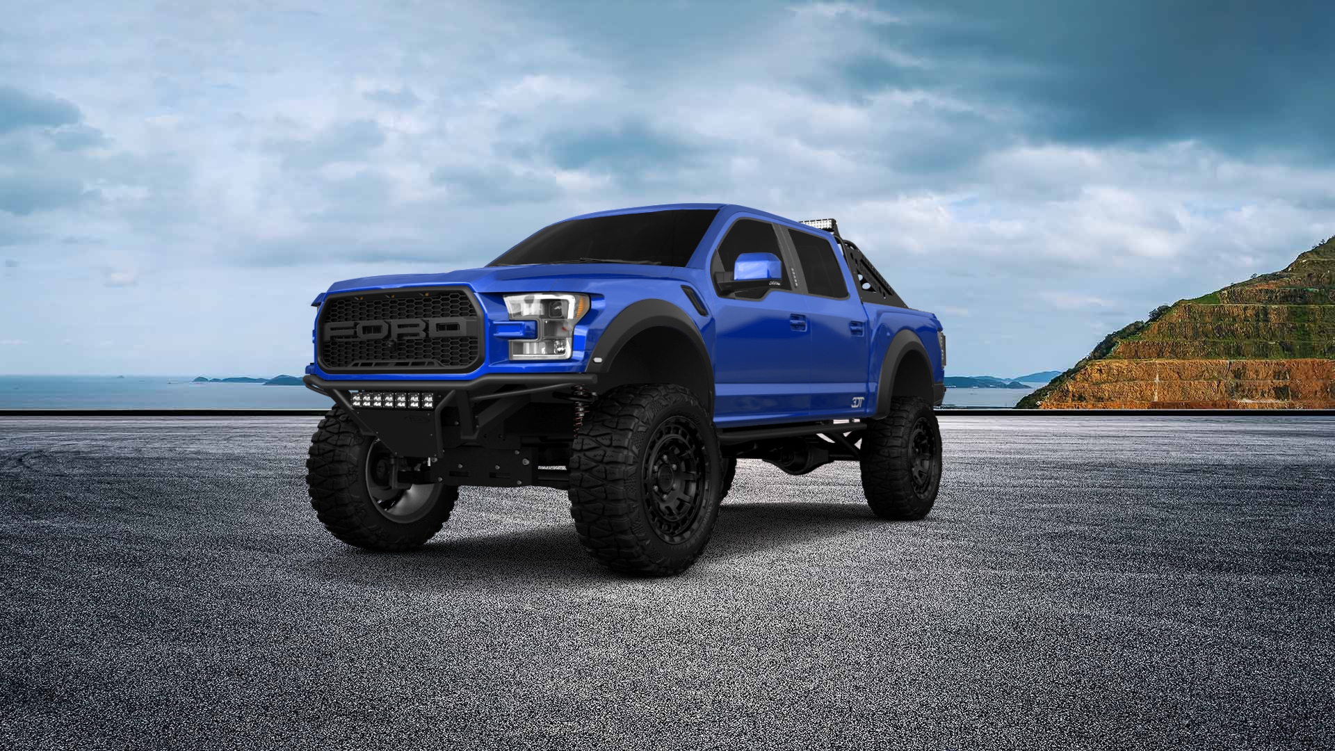 Ford F-150 Raptor 4 Door pickup truck 2017