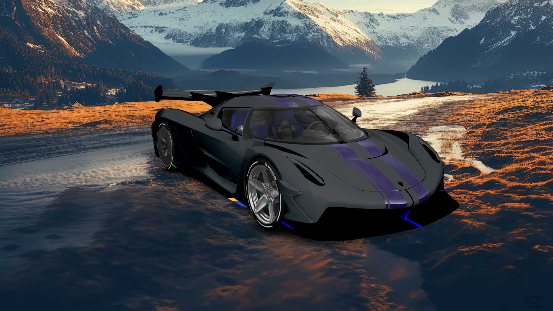 Koenigsegg Jesko 2 door targa top 2020