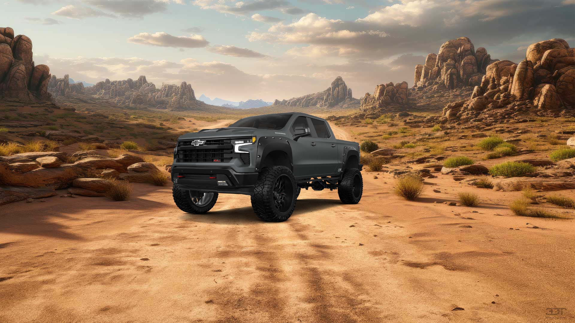 Chevrolet Silverado 1500 Crew Cab 5.8 ft box 4 Door pickup truck 2023 tuning