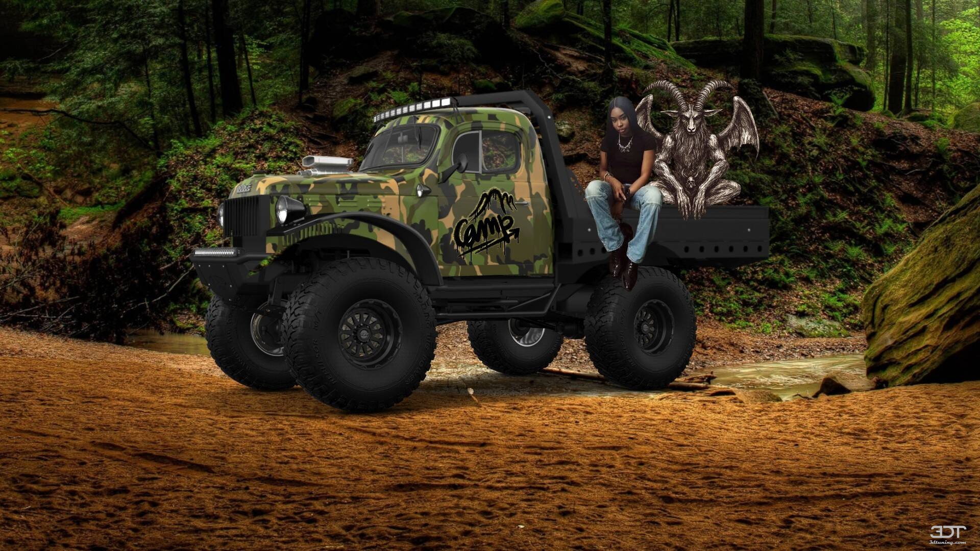 Dodge Power Wagon 2 Door pickup truck 1947 tuning