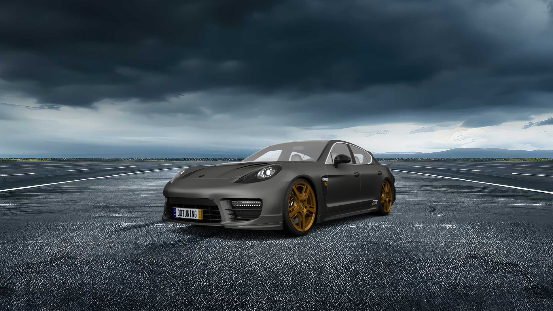 Porsche Panamera 4 door fastback saloon 2011