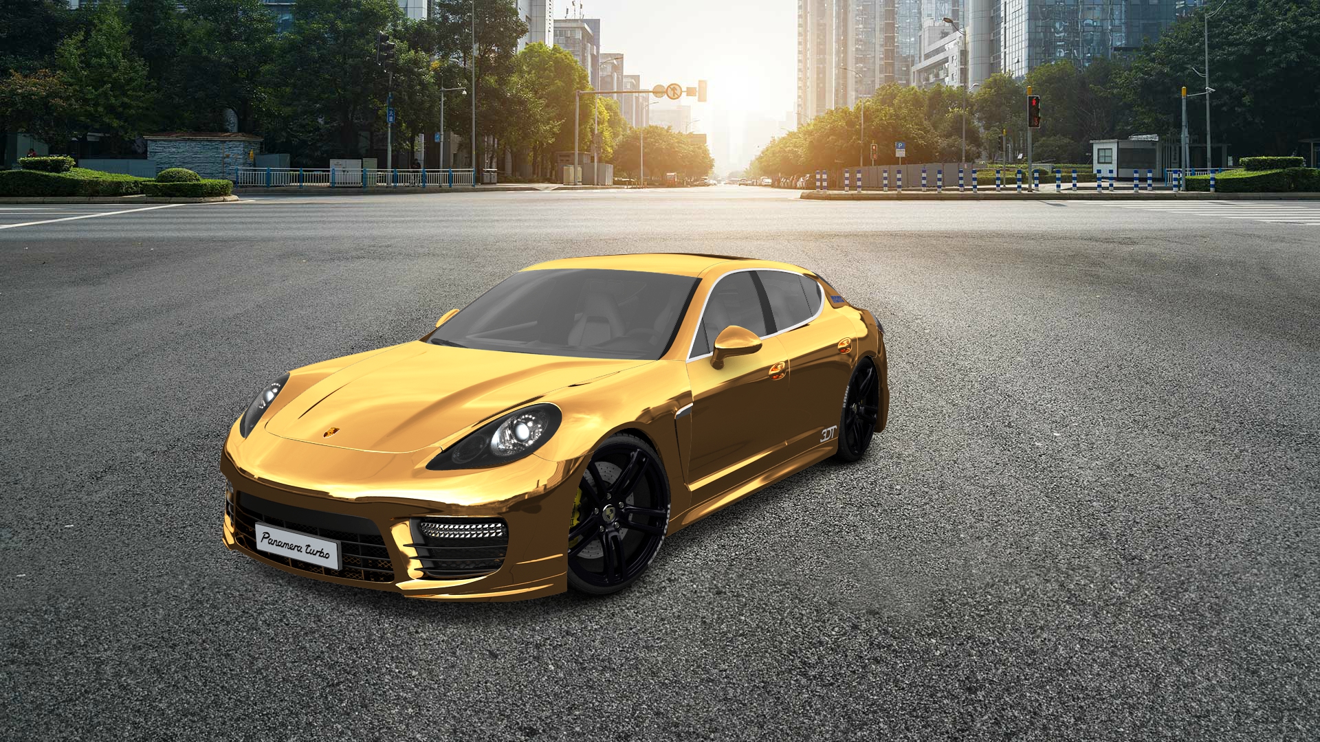 Porsche Panamera 4 door fastback saloon 2011