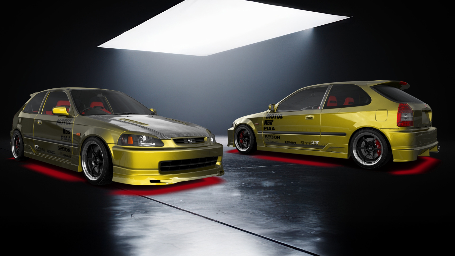 Honda Civic 3 Door Hatchback 1997 tuning