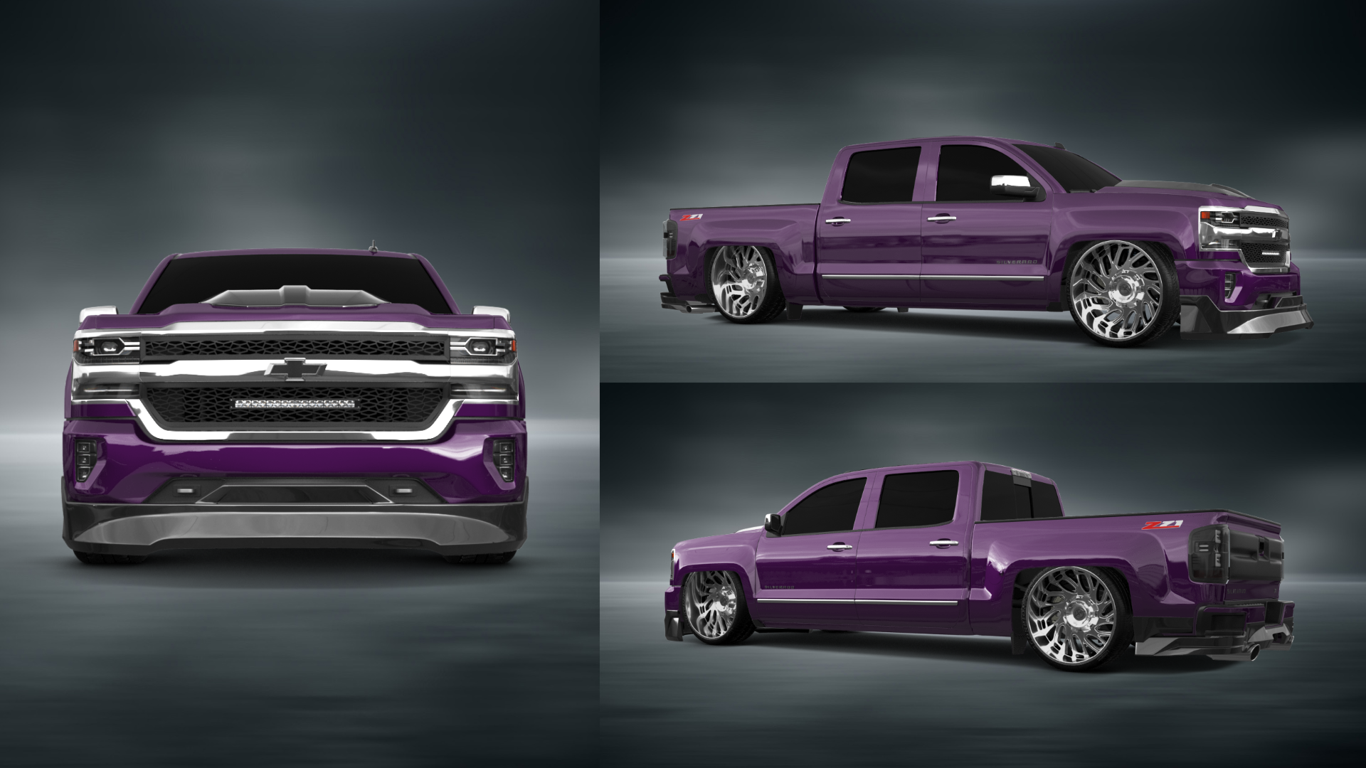 Chevrolet Silverado 1500 4 Door pickup truck 2016 tuning