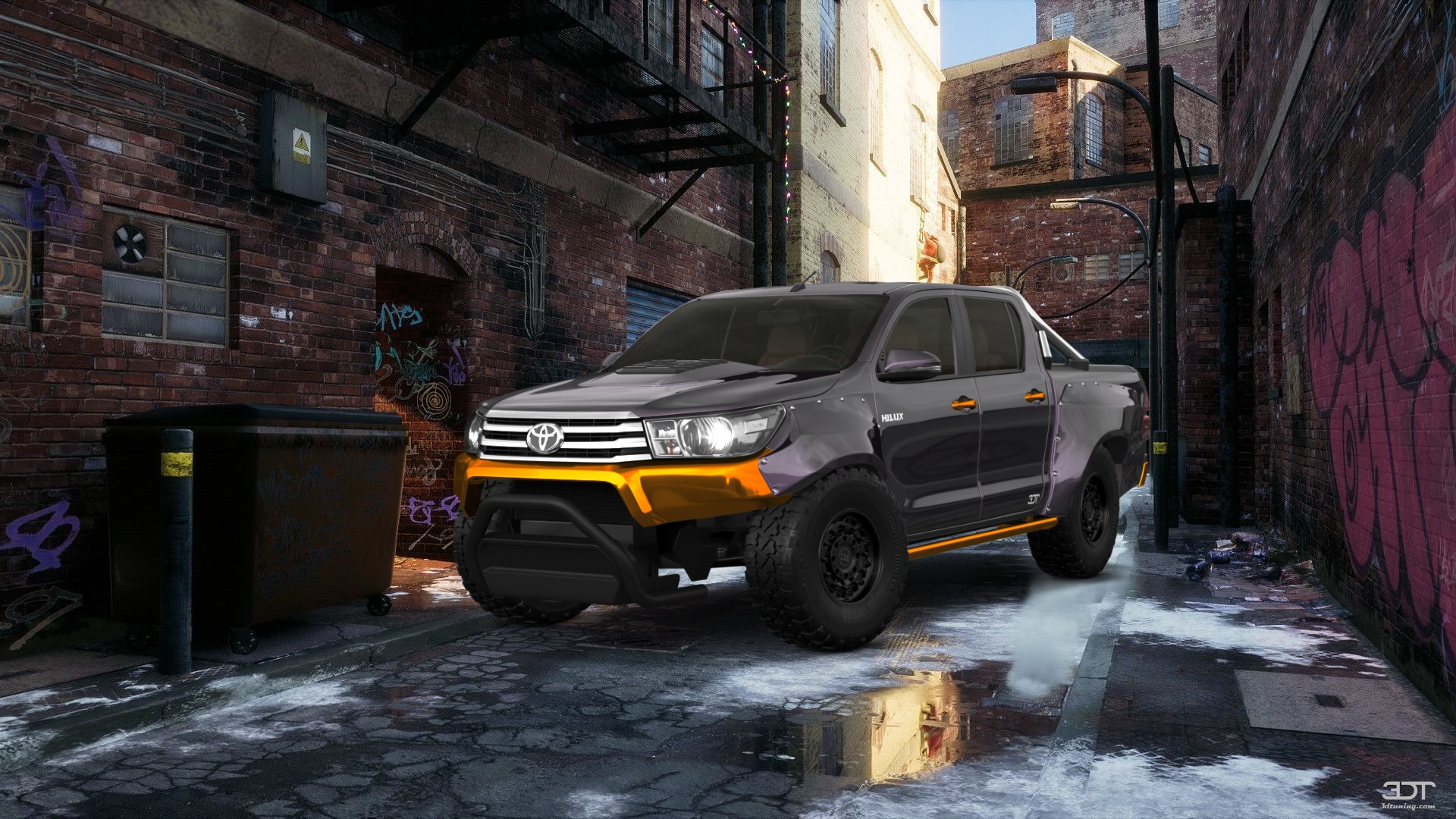 Tuning Toyota Hilux Double Cab 4 Door pickup truck 2015