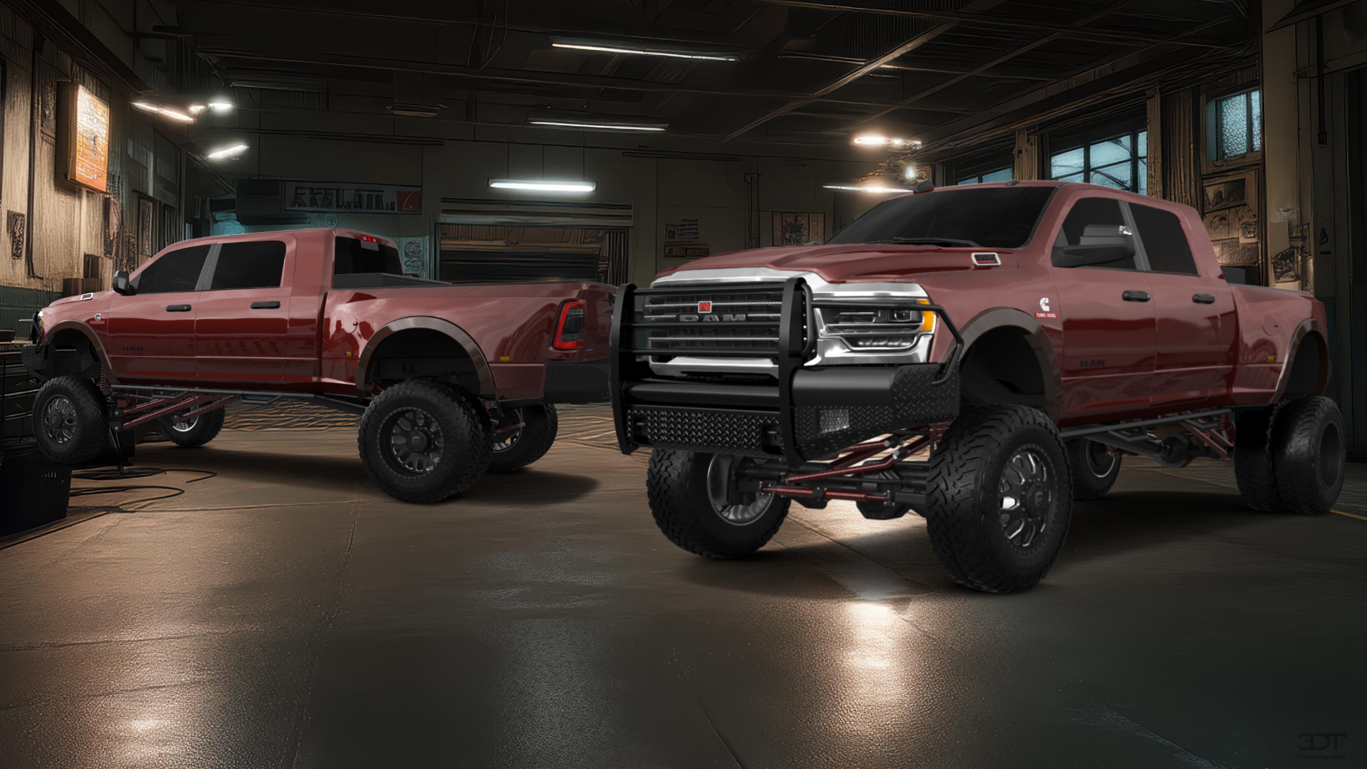 Dodge Ram 3500 4 Door pickup truck 2020 tuning