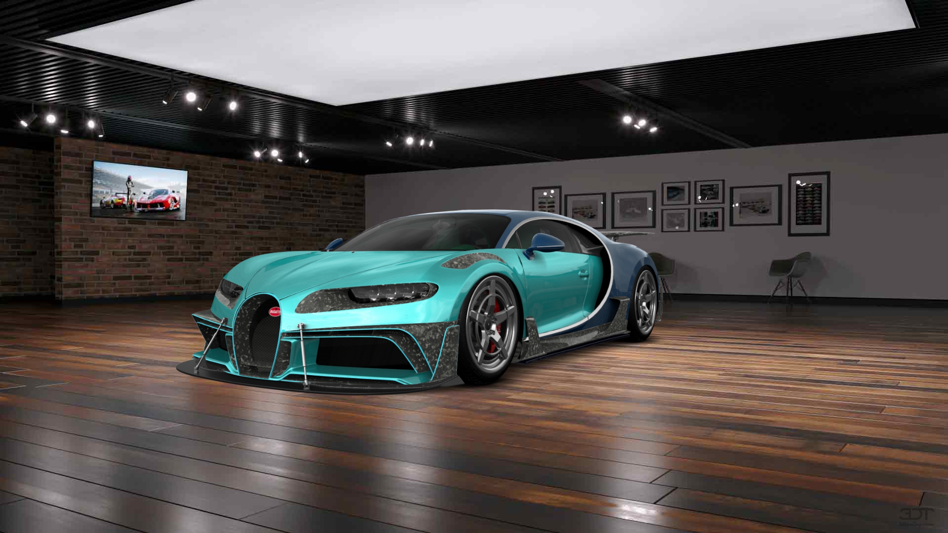 Bugatti Chiron 2 Door Coupe 2016 tuning