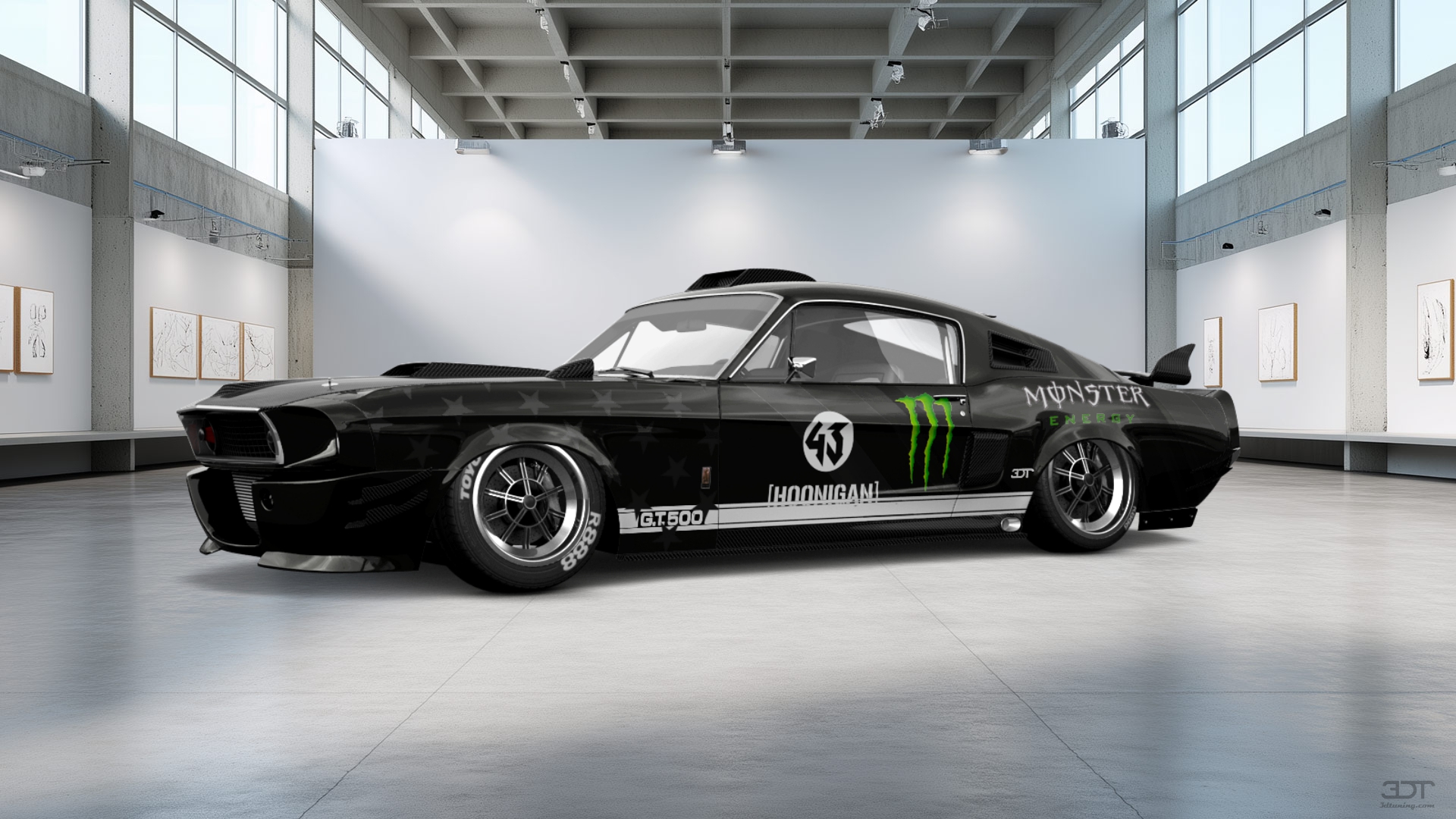 Mustang GT500 2 Door Coupe 1968 tuning