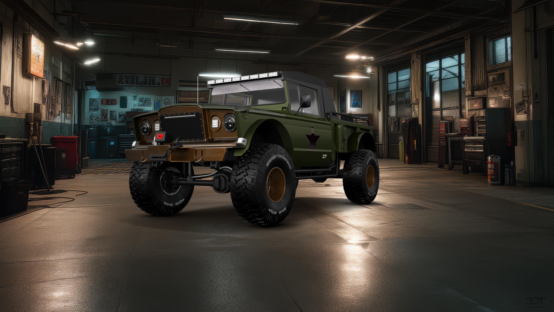 Jeep Kaiser M715 2 Door pickup truck 1968 tuning